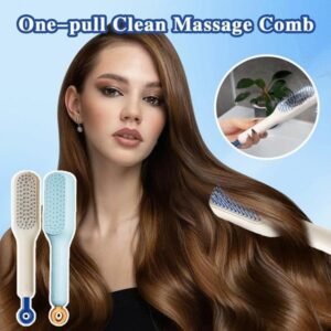 (🔥BUY 1 GET 1 FREE)-Self-Cleaning Hairbrush With Retractable Swivel And Lift